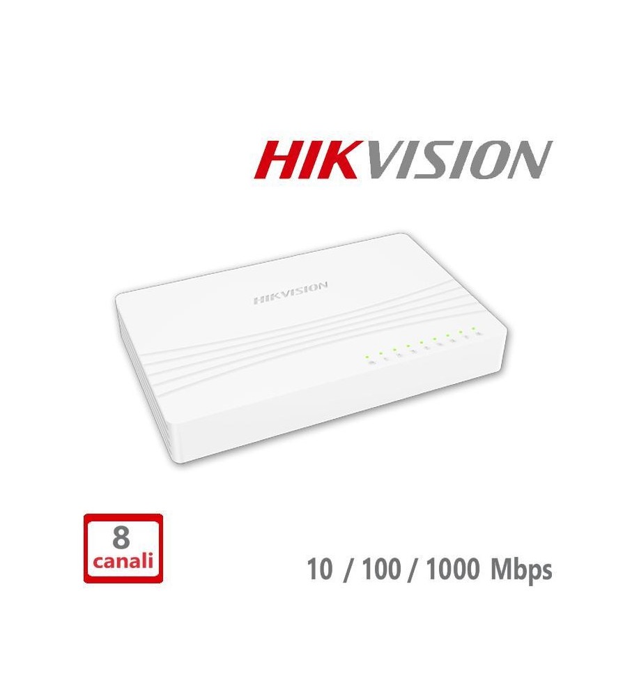 Hikvision Switch 8ch 10/100/1000mbps