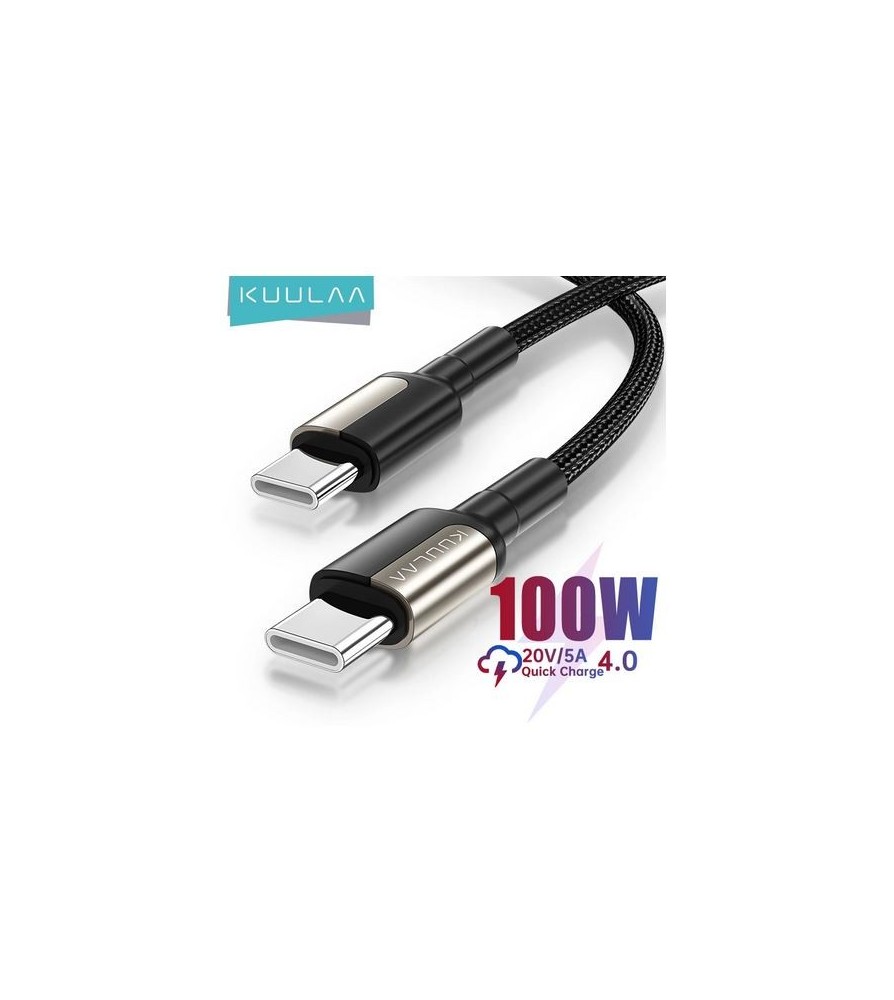 Kuulaa 100W QC4.0 cavo da USB C a USB tipo C 3 metri