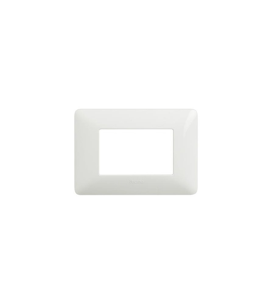 Bticino Matix  Placca 3 Moduli Colore Bianco  Materiale Tecnopolimero