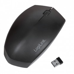LogiLink Mouse Bluetooth v4.2 Wireless 2.4GHz Dual-Mode 1200 dpi Nero