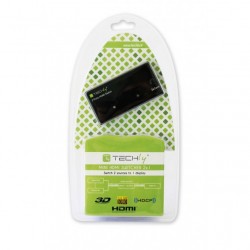 Techly Switch HDMI 2 IN 1 OUT Full HD 1080p 3D