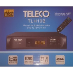 Teleco Decoder Digitale Terrestre DVB-T2 Con Diplay DVB-T2 HEVC