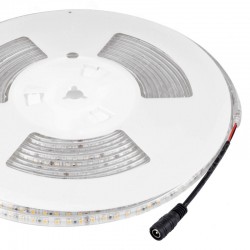 V-Tac Striscia LED SMD 2835 7,2W/m 24V 3000K Monocolore 120 LED/metro IP65 ( Prezzo Al Metro )