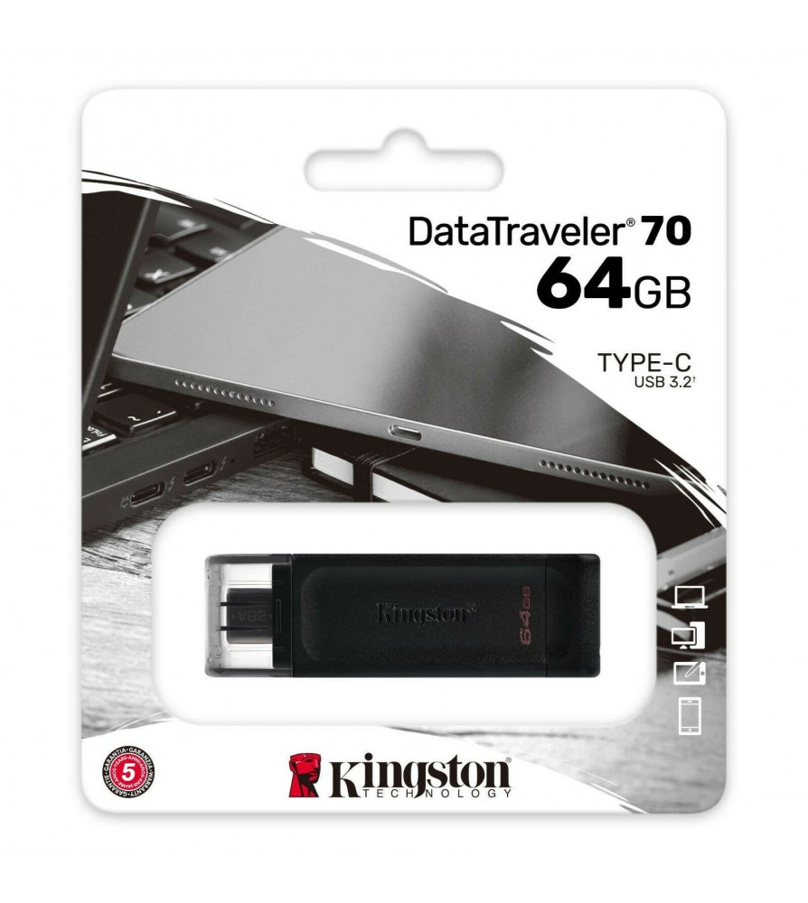 Kingston PenDrive USB-C 64GB chiavetta Penna