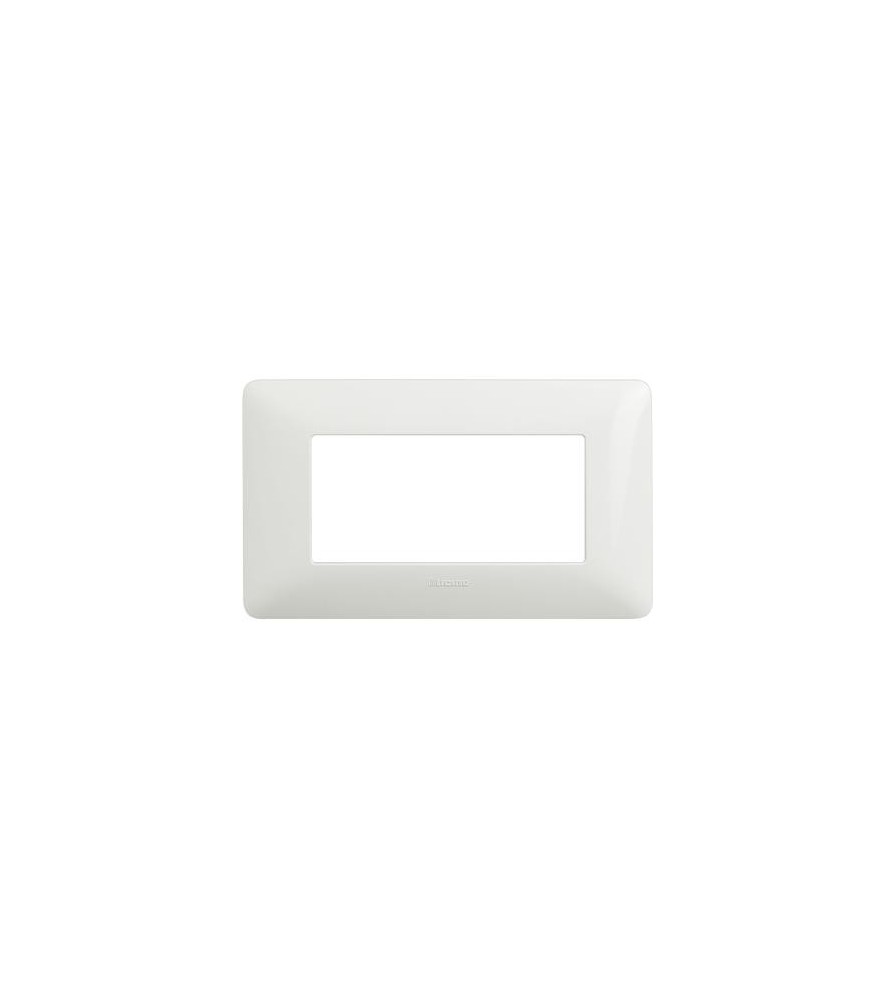 Bticino Matix  Placca 4 Moduli Colore Bianco  Materiale Tecnopolimero